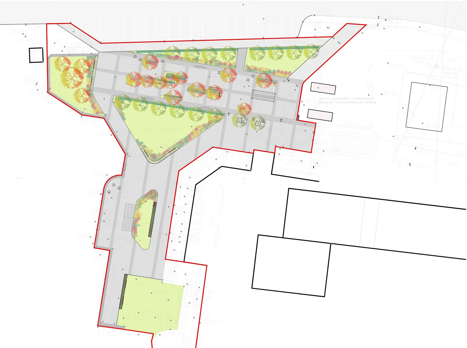 Ivangorod Square Improvement