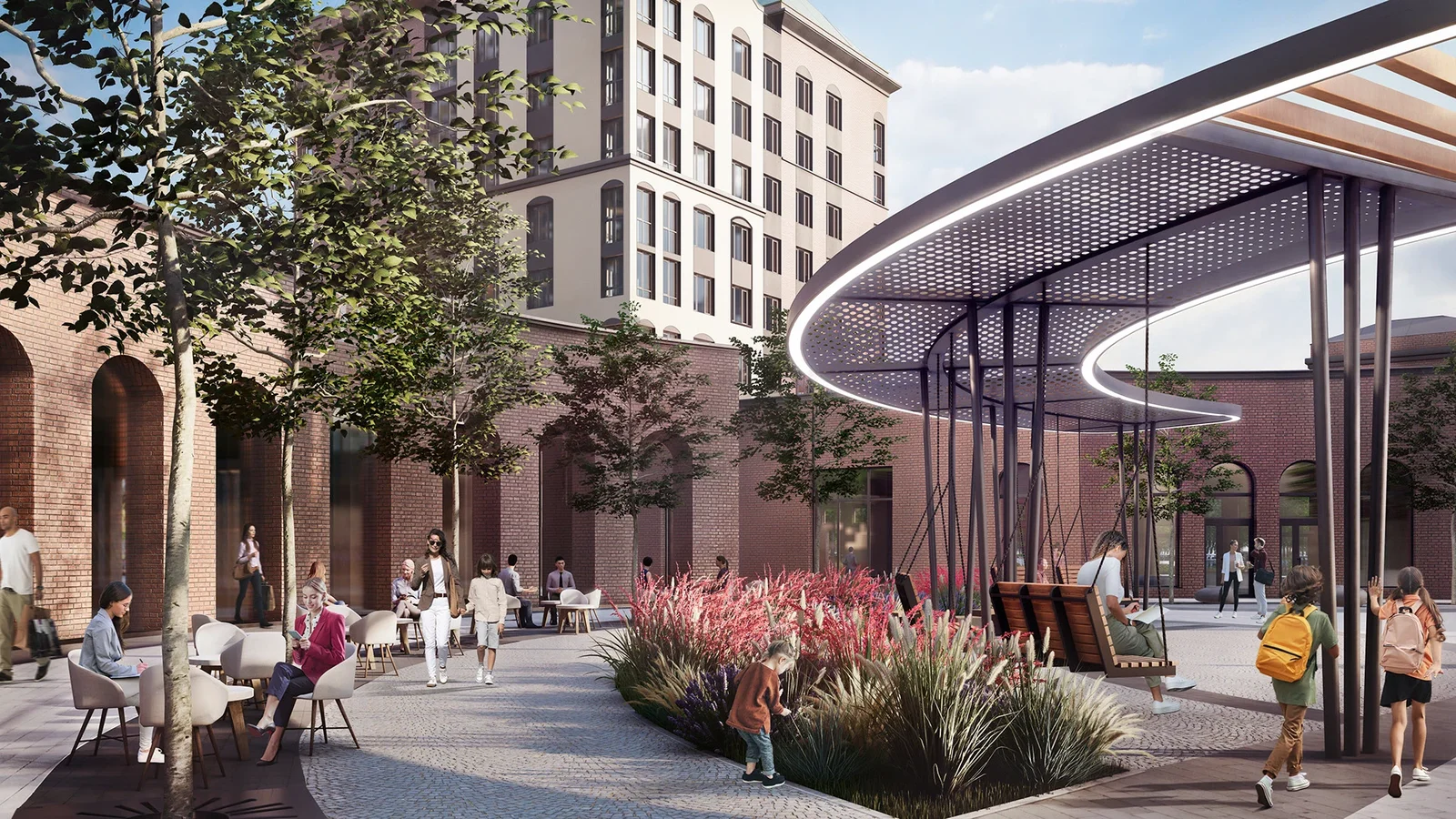 Residential Complex Landscaping