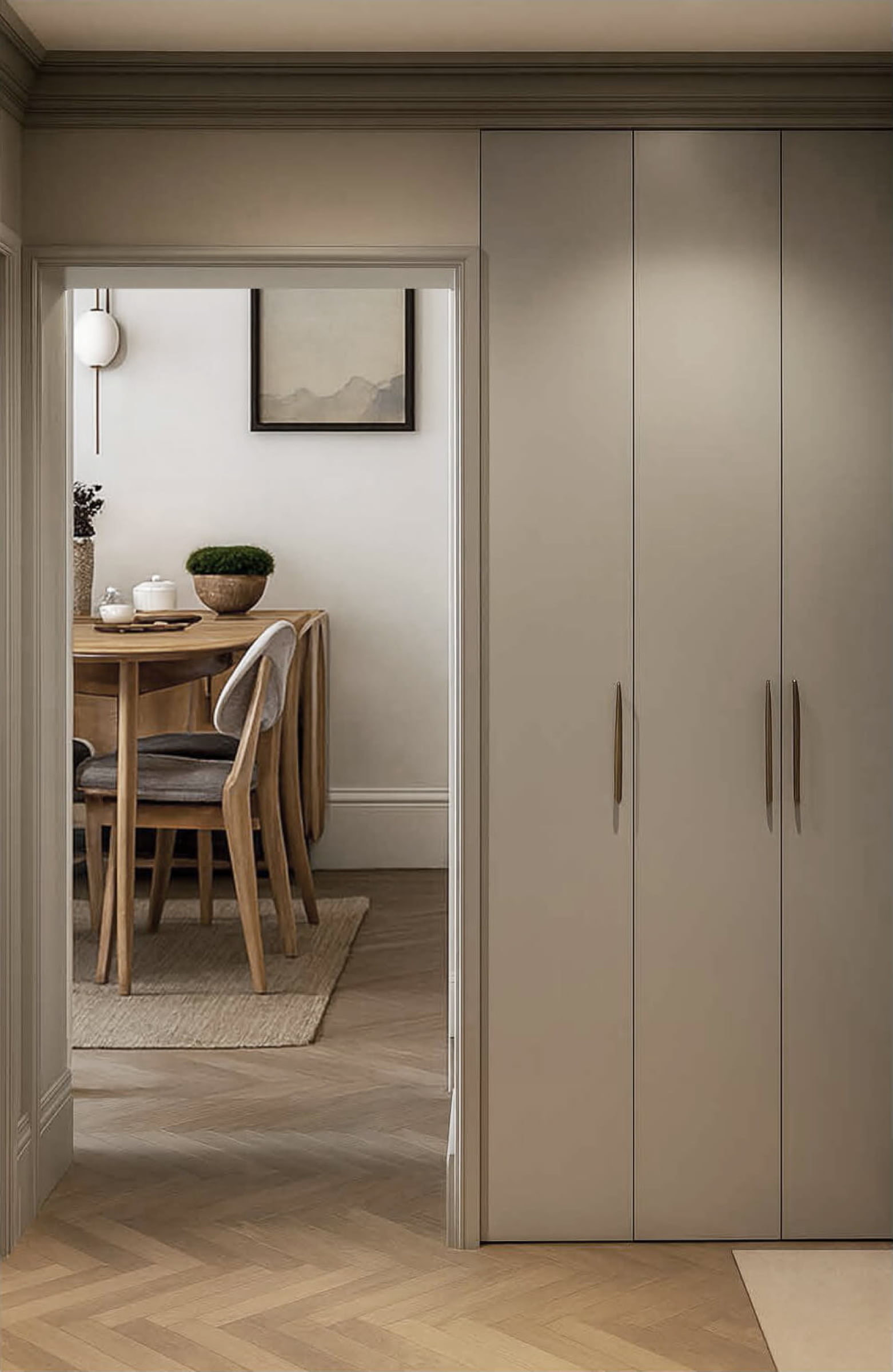 Warm Minimal Apartment Interior image 5