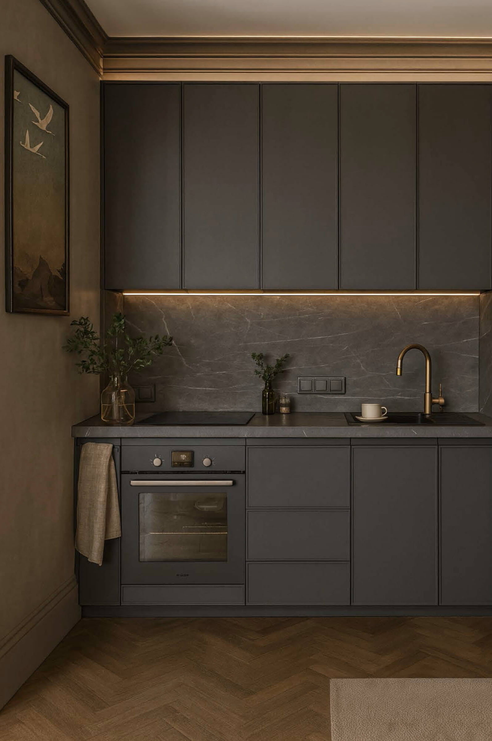 Warm Minimal Apartment Interior image 8