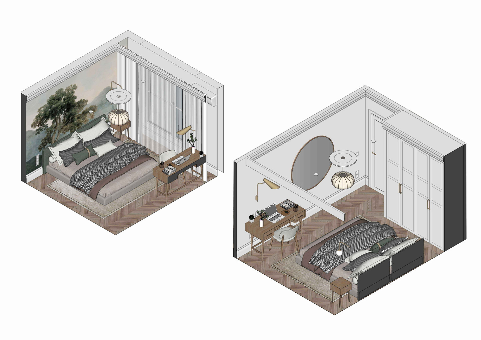 Warm Minimal Apartment Interior image 9