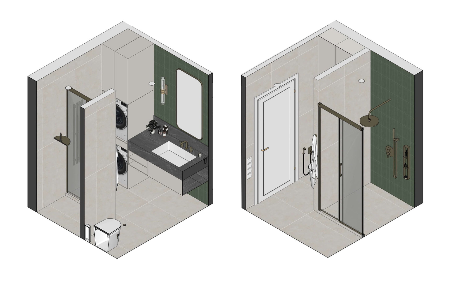 Warm Minimal Apartment Interior image 14