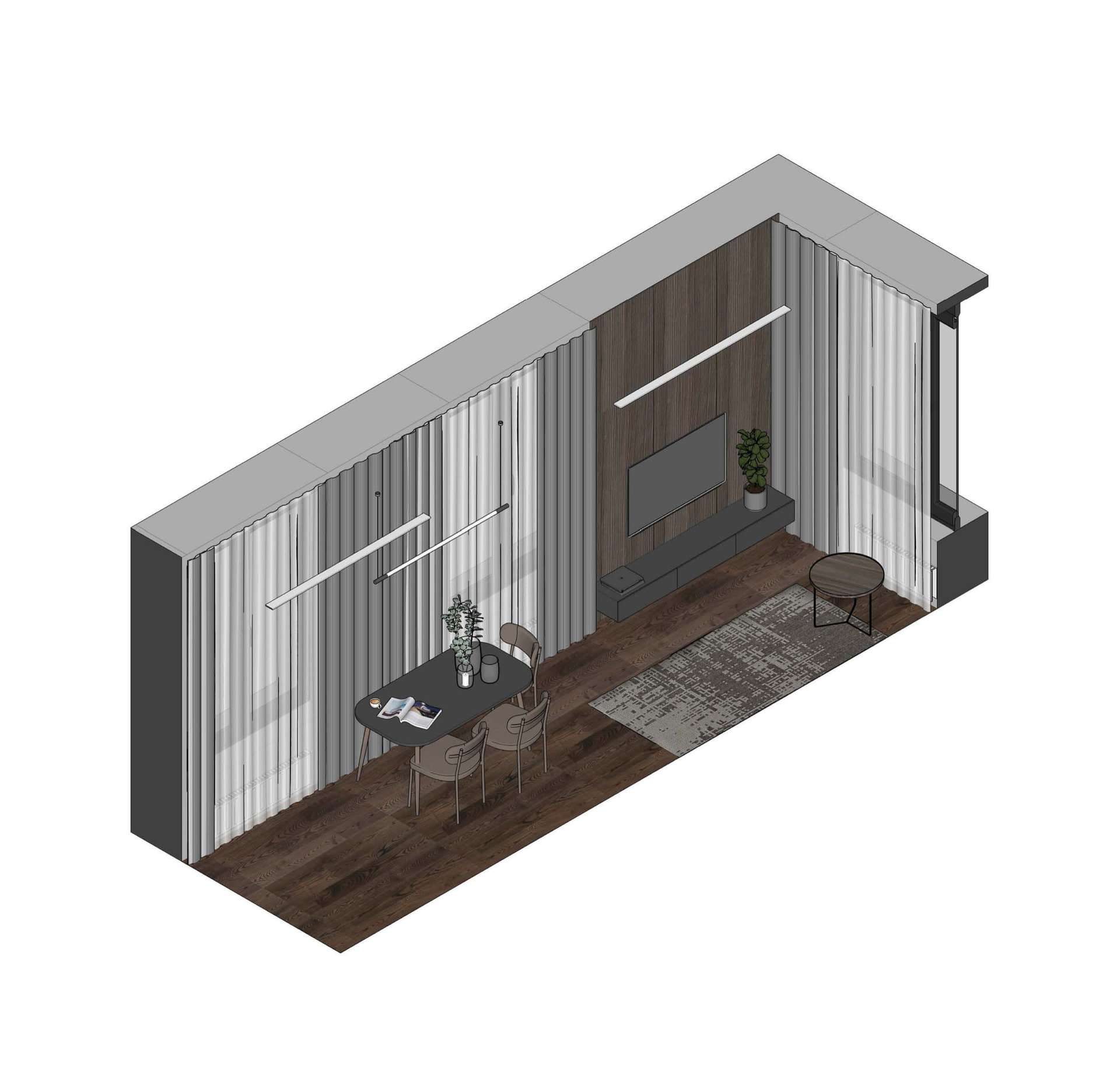 Compact Apartment Interior Concept image 6