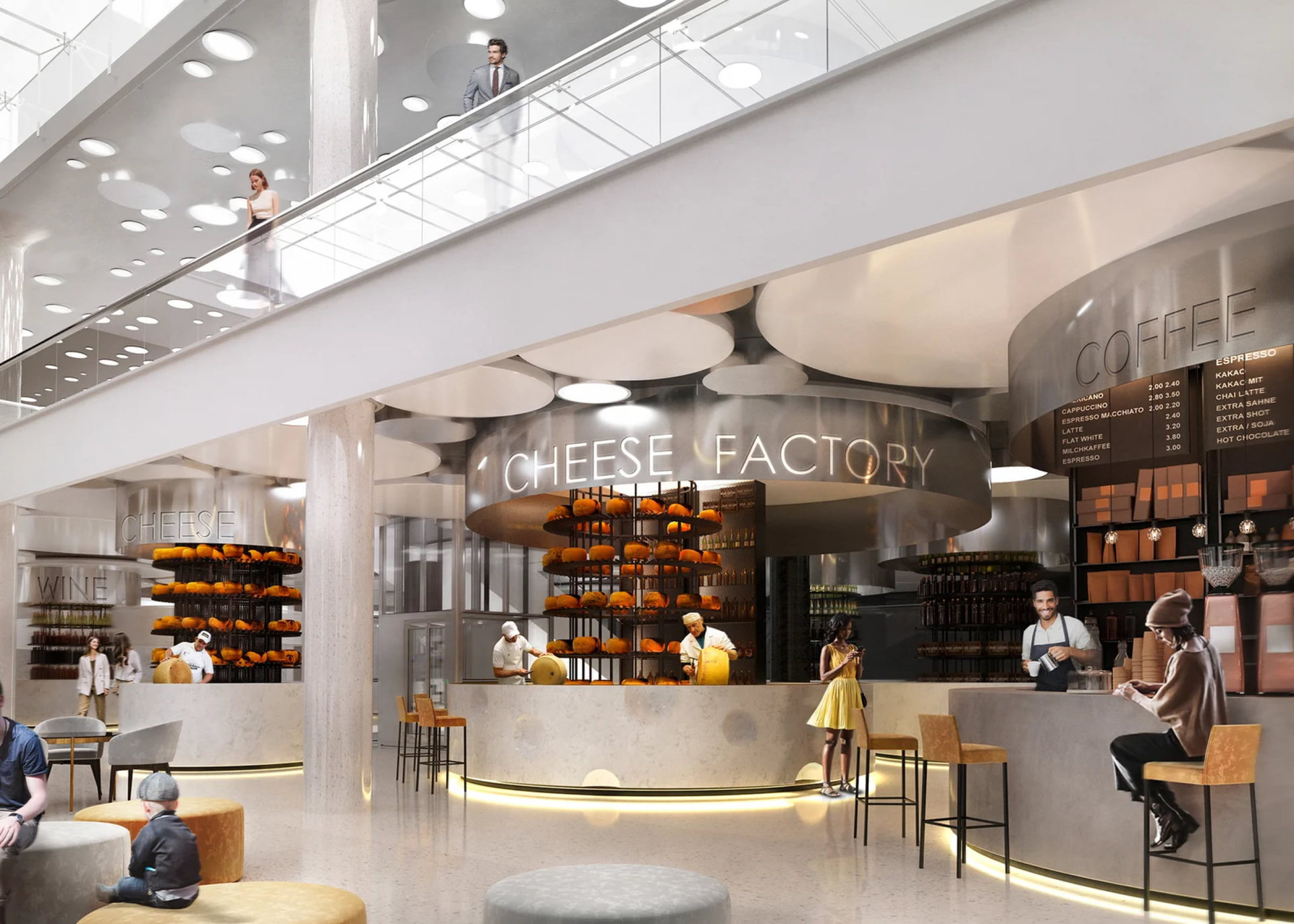 Moscow City Food Market Interior image 8