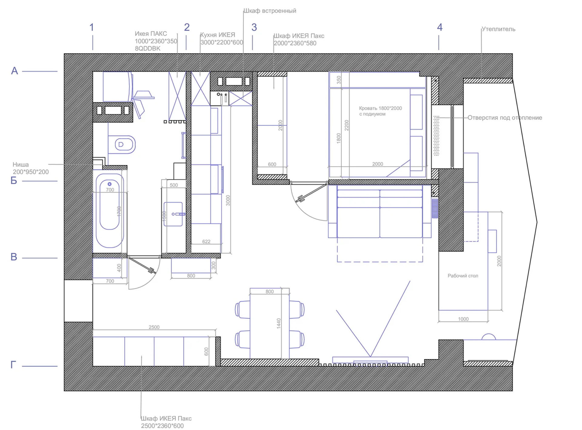 St. Petersburg Apartment Interior image 6