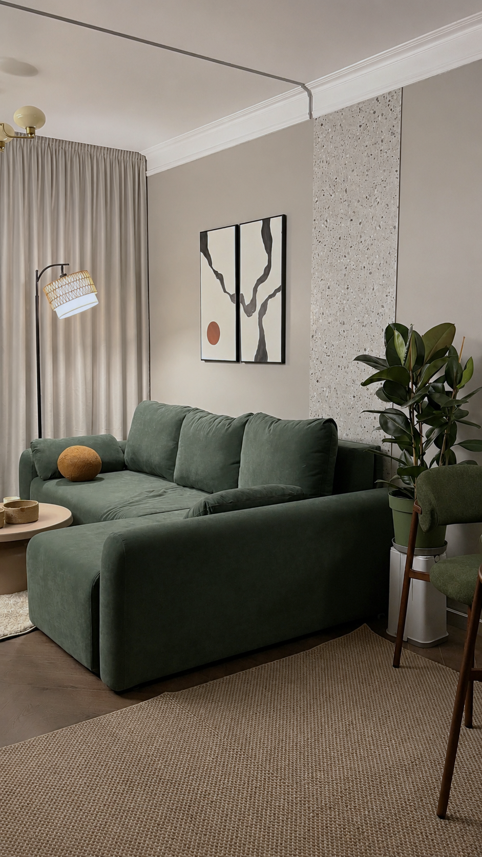 Botanical Bedroom Interior image 9