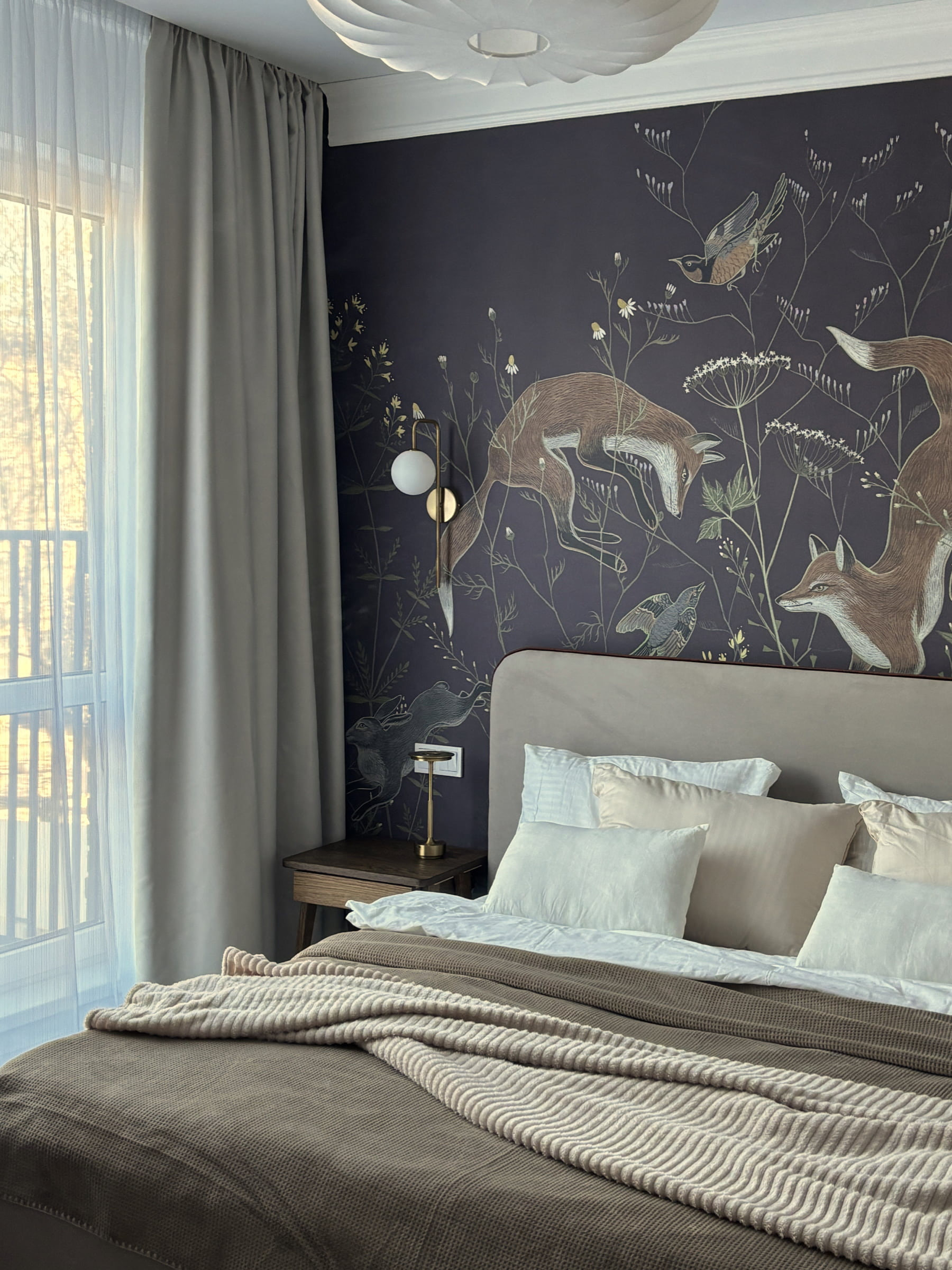 Botanical Bedroom Interior image 29